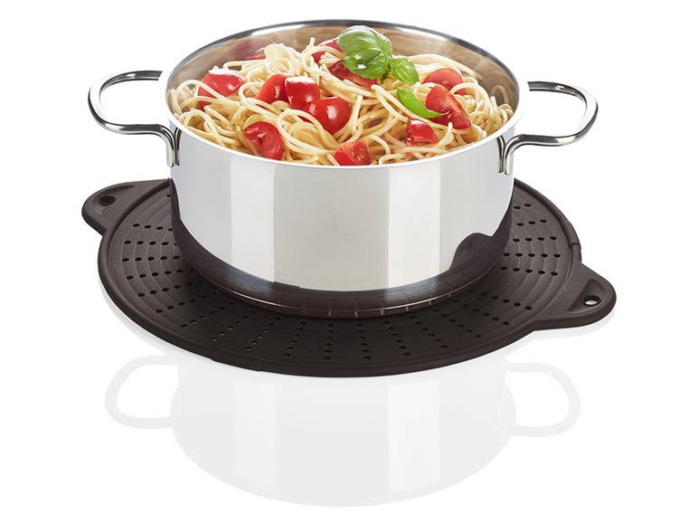 ERNESTO® Pfannenspritzschutz Silikon 3 in 1 Nur noch ein Tag übrig