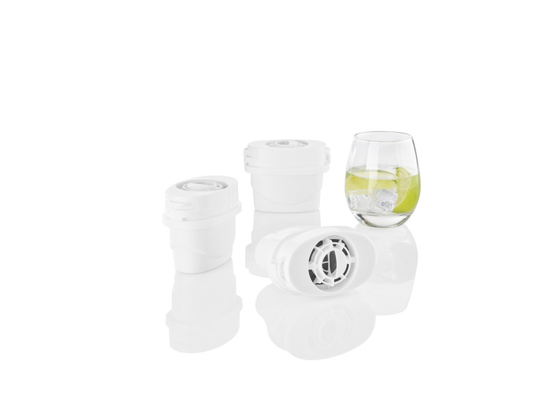 LIVARNO home Wasserfilter-Kartuschen, 3 Stück inkl. Adapter für Brita-Wasserkaraffen Clearance-Verkauf