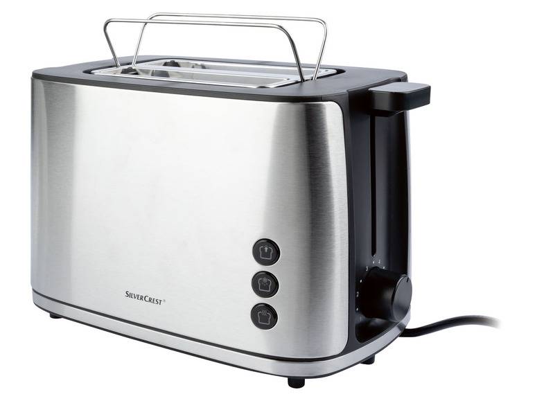 SILVERCREST® KITCHEN TOOLS Toaster »STE 950 A1«, Edelstahl, mit Brötchenaufsatz 50% Rabatt für begrenzte Zeit