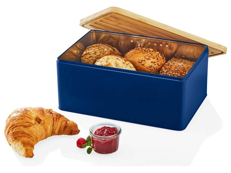 ERNESTO® Brotkasten, mit Bambusdeckel, 2in1 Outlet