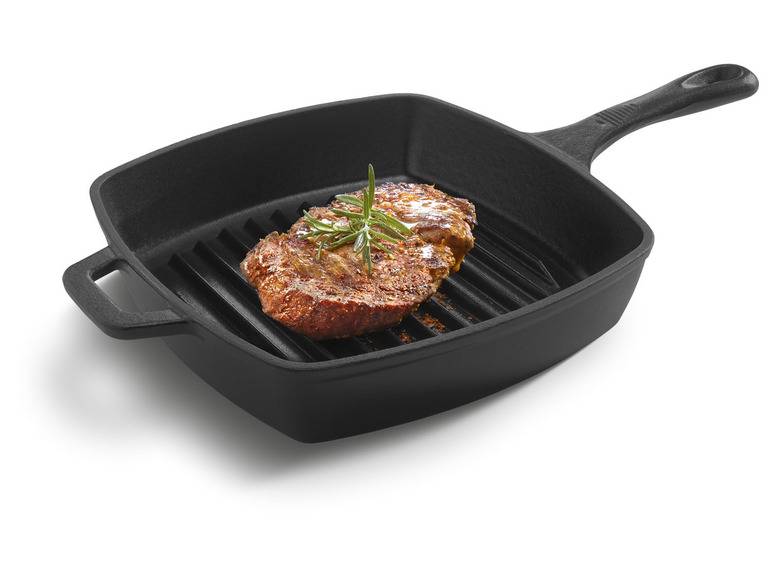 GRILLMEISTER Bratpfanne, aus Gusseisen im Angebot