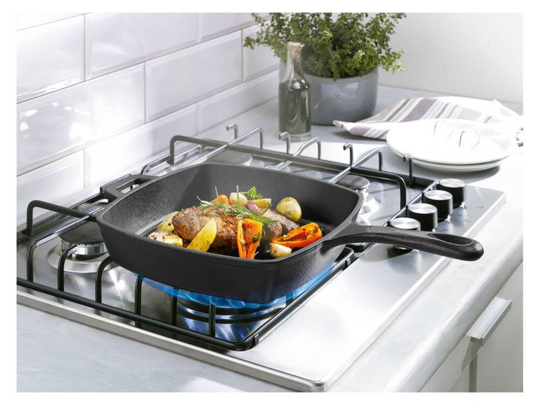 GRILLMEISTER Bratpfanne, aus Gusseisen im Angebot