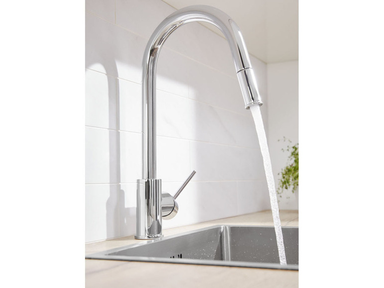 LIVARNO home Design Küchenarmatur, mit Brauseschlauch Preisnachlass