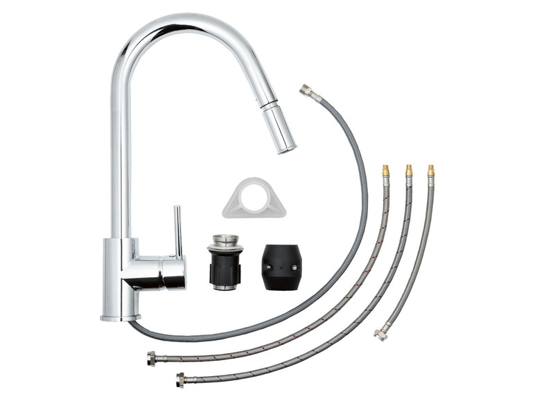 LIVARNO home Design Küchenarmatur, mit Brauseschlauch Preisnachlass