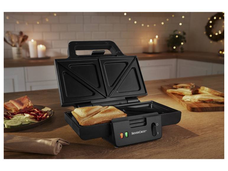 SILVERCREST® KITCHEN TOOLS Sandwichmaker XXL »SSWM 900 A1«, 900 W Weihnachtsangebot