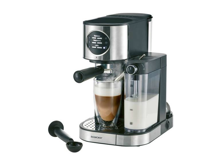 SILVERCREST® KITCHEN TOOLS Espressomaschine mit Milchaufschäumer »SEMM 1470 A2« Blitzangebot