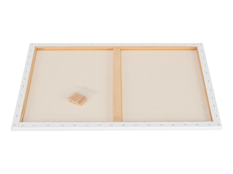 crelando® Leinwand / Leinwand-Set, aus Baumwolle, mit Spannkeilen Räumungsverkauf