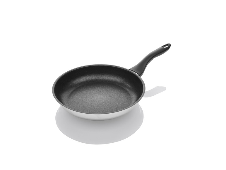 ERNESTO® Edelstahl-Pfanne, alle Herdarten, Ø 28 cm Tiefpreis