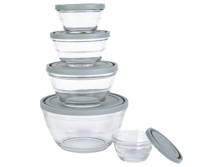 LIVARNO home Glasschüssel-Set, 5 Stück Bis zu 65% Rabatt