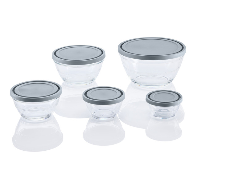 LIVARNO home Glasschüssel-Set, 5 Stück Bis zu 65% Rabatt