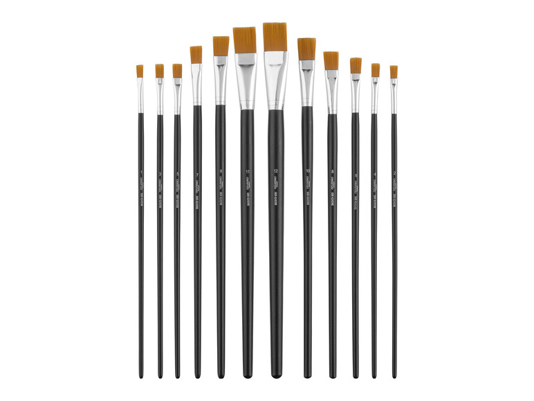 crelando® Rundpinsel- / Flachpinsel-Set, aus Synthetikhaar Online