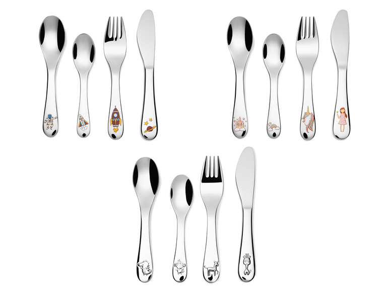 ERNESTO® Kinderbesteck-Set, 4-teilig, hochglanzpoliert Angebote