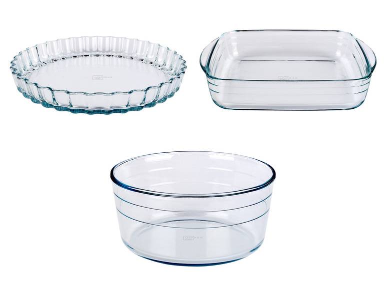 LIVARNO home Auflaufform \ Quiche- und Obstkuchenform \ Souffléform, aus Borosilikatglas im Angebot