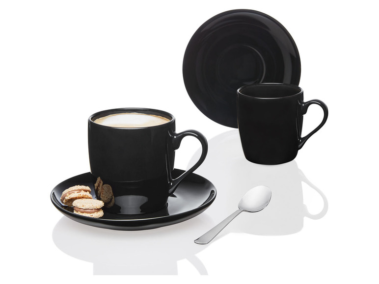 ERNESTO® 2er Set Tassen mit Untertasse, aus hochwertigem Porzellan Muttertagsangebot