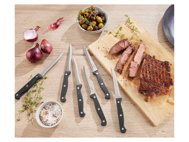 ERNESTO® Steakmesser Set, Mit Wellenschliff Heißer Verkauf