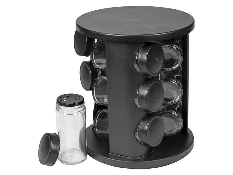 ERNESTO® Gewürzregal, drehbar, mit 9 Glasbehältern Blitzangebot