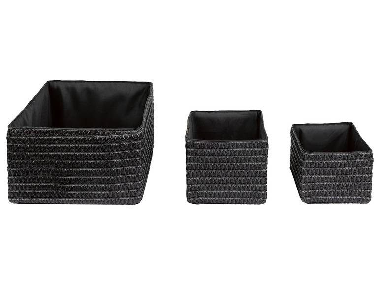 LIVARNO home Aufbewahrungskorb-Set, 3 Stück Bestseller