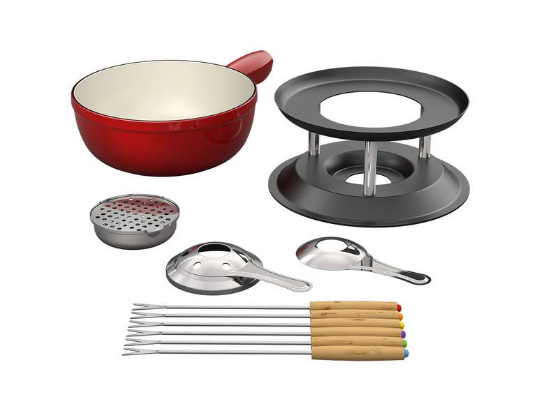 ERNESTO® Fondue Gusseisen 20 cm Sonderangebot der Fabrik