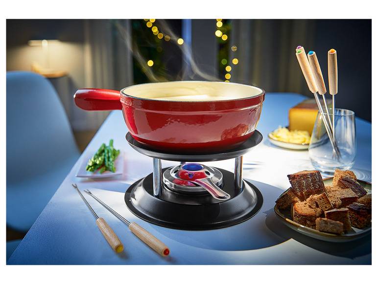 ERNESTO® Fondue Gusseisen 20 cm Sonderangebot der Fabrik