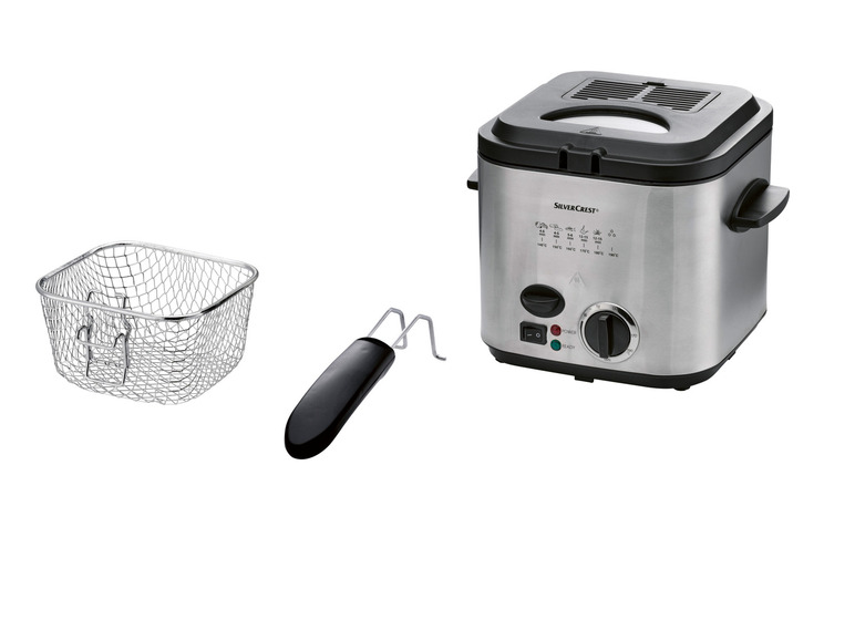 SILVERCREST® KITCHEN TOOLS Mini-Fritteuse »SFM 840 B1«, 840 W Nur noch ein Tag übrig