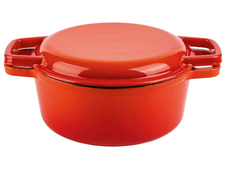 ERNESTO® Gusseisen-Kombitopf, Ø 22 cm Riesige Rabatte