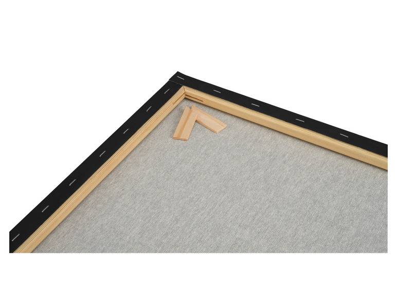 crelando® Leinwand / Leinwand-Set, schwarz vorgrundiert, aus Baumwolle Fabrikladen