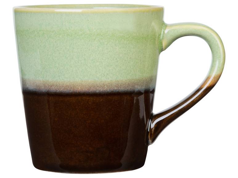 LIVARNO home Kaffeetassen Set / Kaffeekanne, aus glasiertem Steingut Im Verkauf