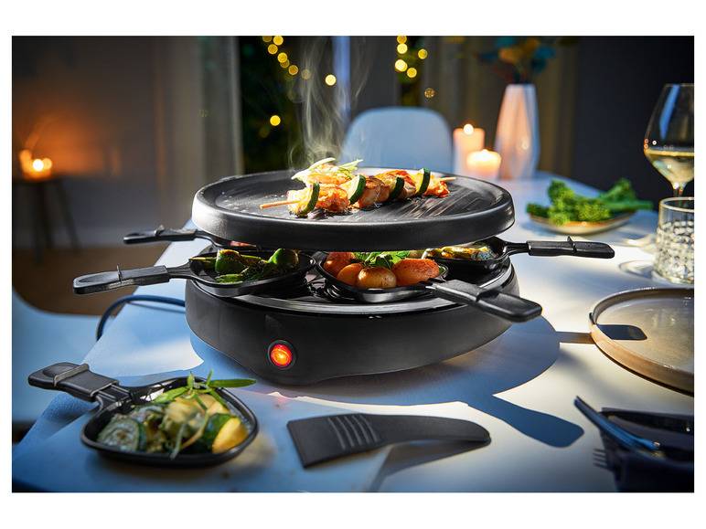 SILVERCREST® KITCHEN TOOLS Raclette-Grill, 800 W, Ø 29 cm Kostenloser Versand