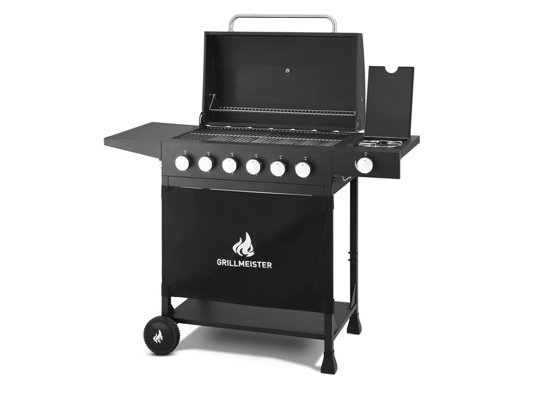 GRILLMEISTER Gasgrill »Memphis«, 6plus1, 18 kW, mit Seitenbrenner Rabatt