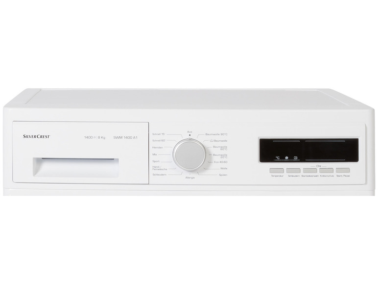 SILVERCREST® Waschmaschine »SWM 1400 A1«, 1400 U/min Exklusivangebot