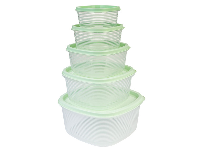 ERNESTO® Vorratsdosen-Set, 5-teilig, stapelbar Lagerräumung