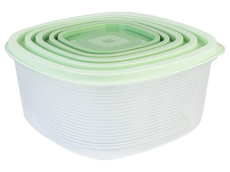 ERNESTO® Vorratsdosen-Set, 5-teilig, stapelbar Lagerräumung
