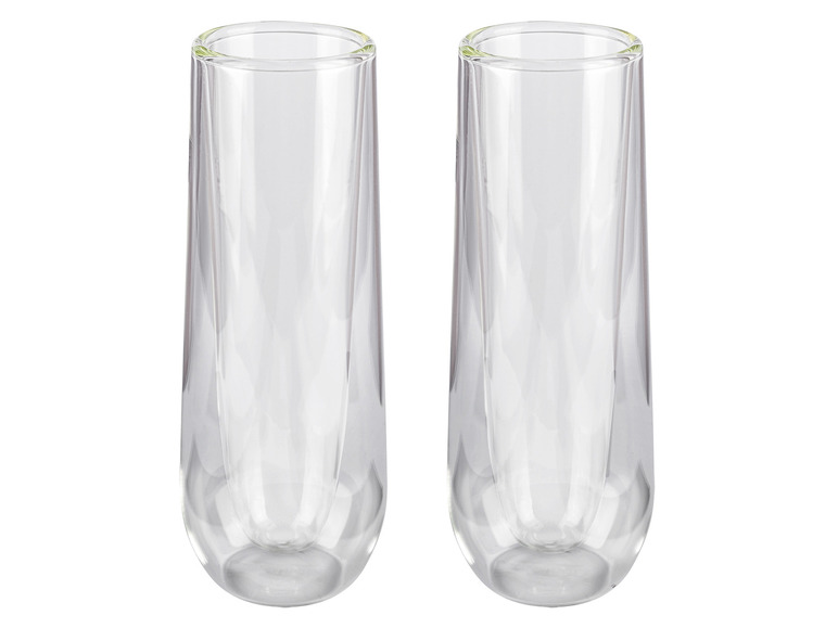 ERNESTO® Doppelwandige Gläser, 2 Stück, aus Borosilikatglas Neueste Mode