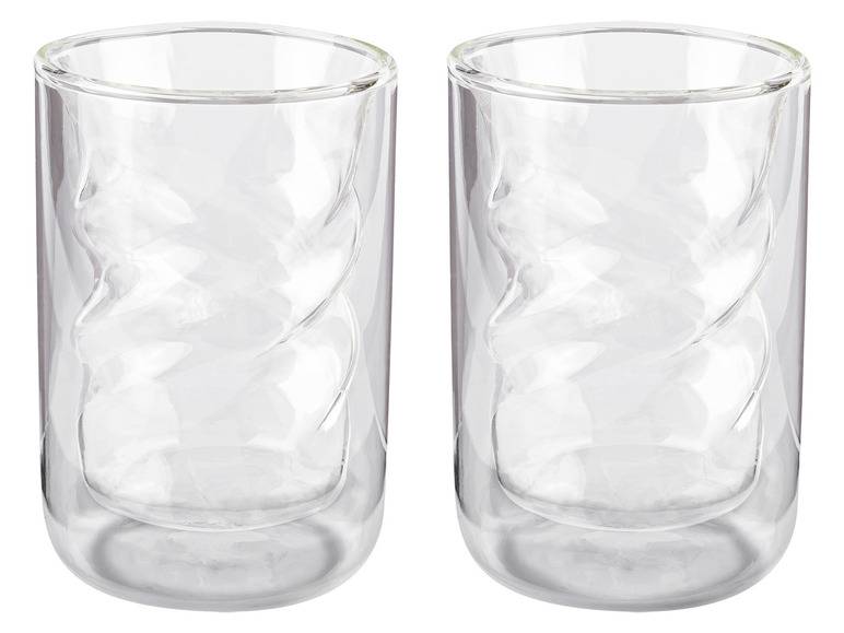 ERNESTO® Doppelwandige Gläser, 2 Stück, aus Borosilikatglas Neueste Mode