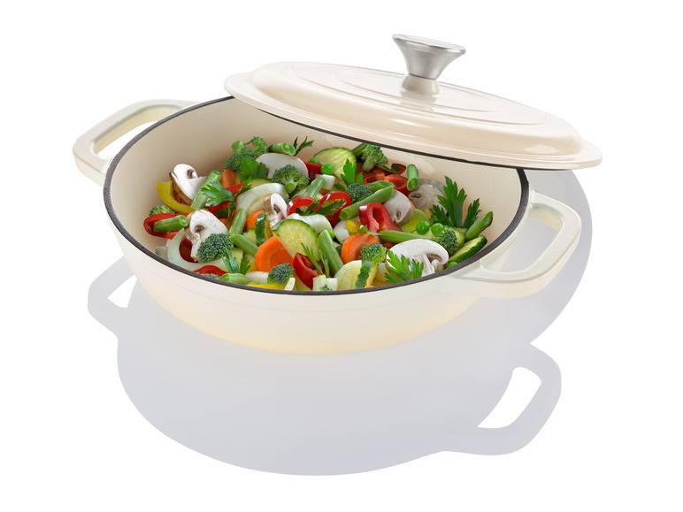 LIVARNO home Gusseisen-Servierpfanne, Ø 25 x H 6 cm Tägliche Deals