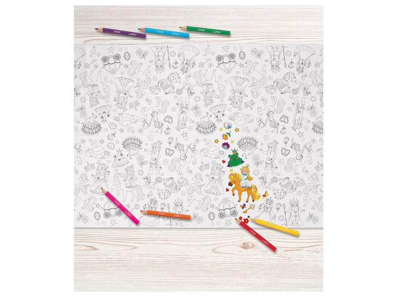 crelando® XXL-Poster \ Ausmalblock \ Sticker, inkl. 8 Mini-Buntstifte Riesige Ersparnisse