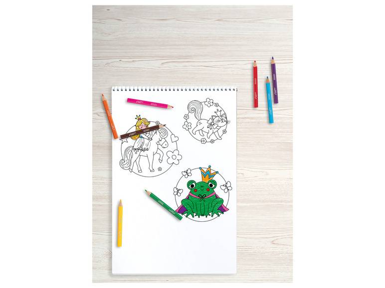 crelando® XXL-Poster \ Ausmalblock \ Sticker, inkl. 8 Mini-Buntstifte Riesige Ersparnisse