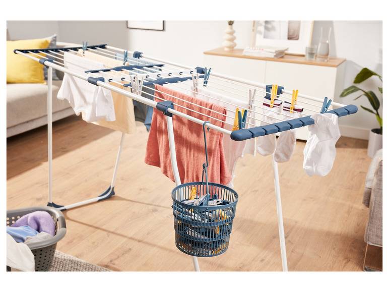LIVARNO home Wäscheklammern / Teleskopkörbchen mit Wäscheklammern Letzter Tag