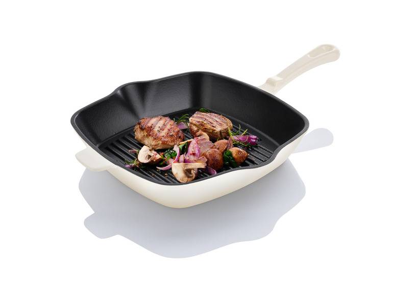 LIVARNO home Gusseisen-Grillpfanne, mit beidseitigem Ausgießer Clearance-Verkauf