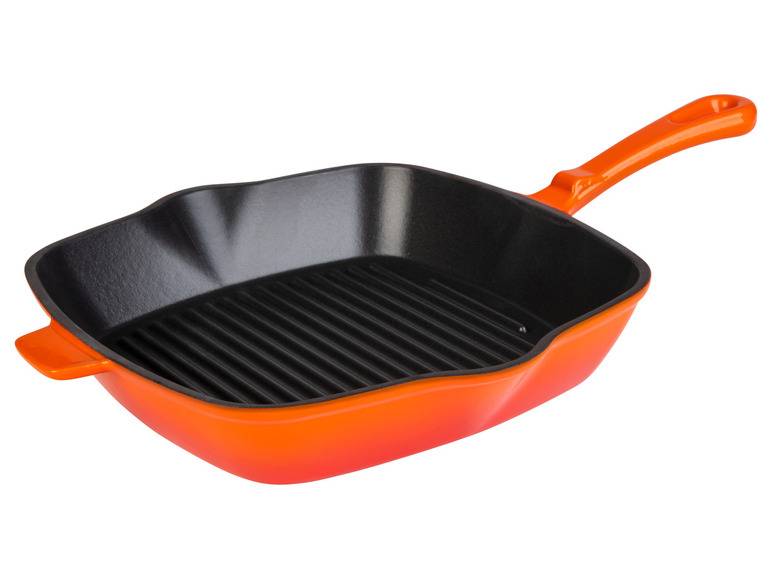 LIVARNO home Gusseisen-Grillpfanne, mit beidseitigem Ausgießer Clearance-Verkauf
