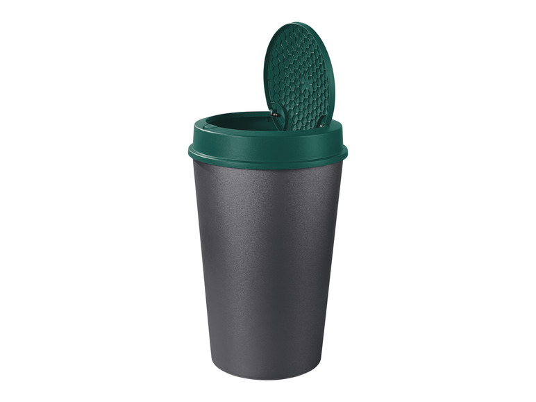 LIVARNO home Abfalleimer, 25 l, mit multifunktionalem 2-in-1 Deckel Begrenzt auf 3 Tage