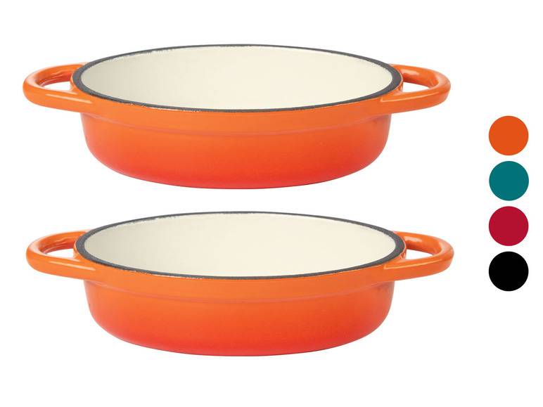 ERNESTO® Mini-Gusseisen-Auflaufformen, 14,5 x 10 cm, 2 Stück Angebote