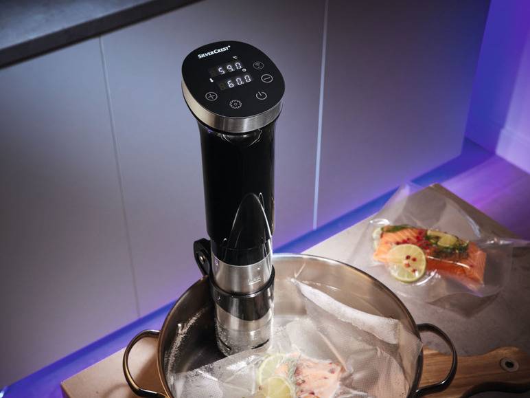 SILVERCREST® KITCHEN TOOLS Sous-Vide-Stick Smart SSVSS 1200 A1, WLAN-Funktion Versandkostenfrei
