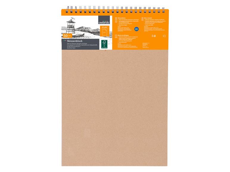 crelando® Zeichenblock, DIN A3/A4, säurefrei Begrenztes Angebot