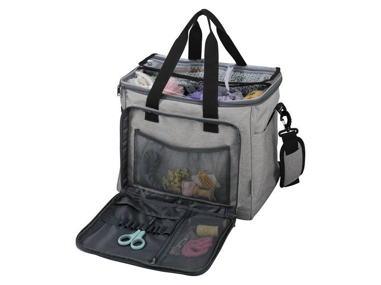 crelando® Nähmaschinen-Trolley / Strickzubehör-Tasche Preisnachlass