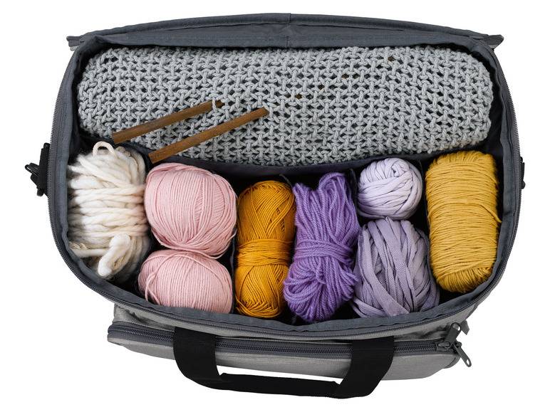 crelando® Nähmaschinen-Trolley / Strickzubehör-Tasche Preisnachlass
