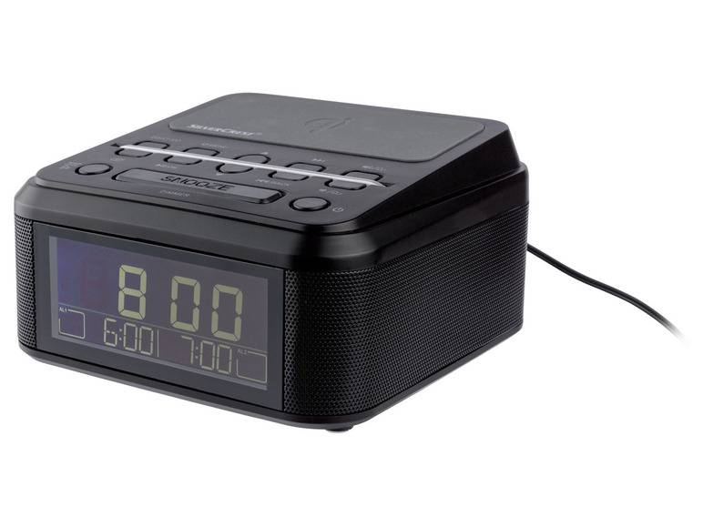 SILVERCREST® Uhrenradio, mit Qi Ladung, DAB+, Bluetooth Neueste Mode