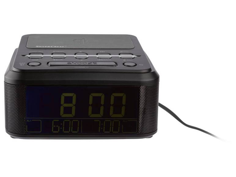 SILVERCREST® Uhrenradio, mit Qi Ladung, DAB+, Bluetooth Neueste Mode