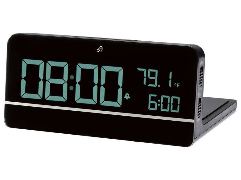 AURIOL® Digitaler Wecker, mit kabelloser Ladefunktion Blitzangebot