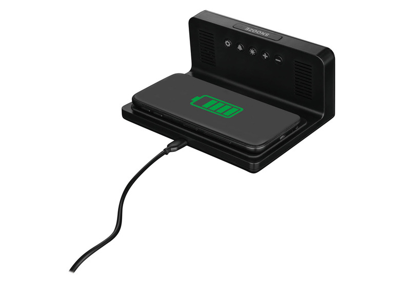 AURIOL® Digitaler Wecker, mit kabelloser Ladefunktion Blitzangebot